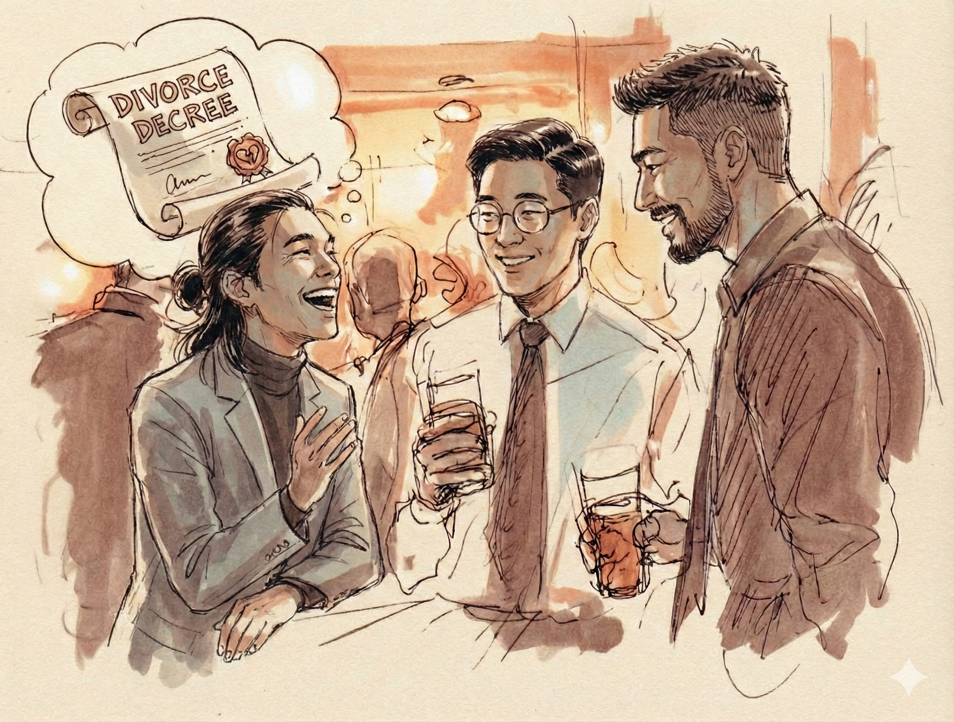 "It felt as if my wife asked for a divorce!"