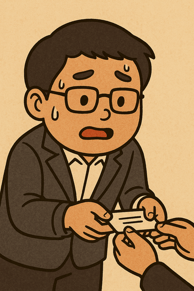 Business Card Exchange in Japan